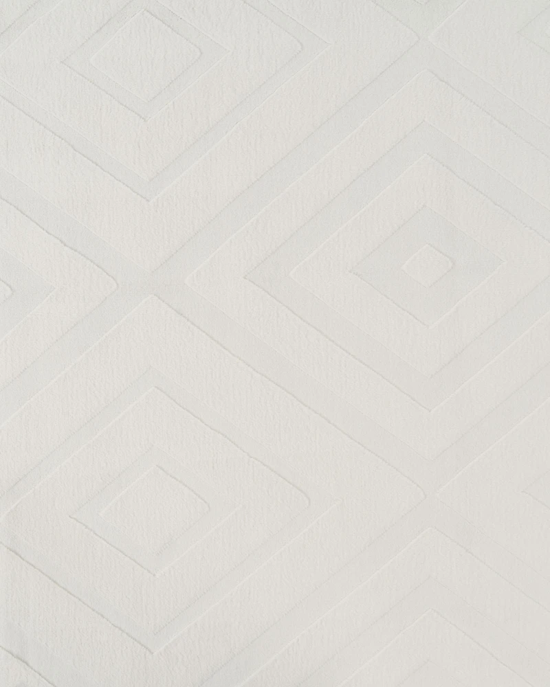 Beliani Kilimas BORAH, kreminės baltos spalvos, 160 x 230 cm
