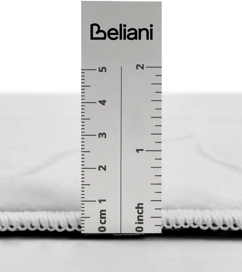 Beliani Kilimas BORAH, šviesiai pilkas, 160 × 230 cm