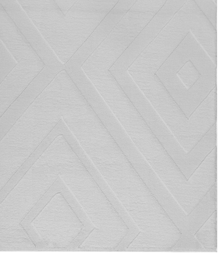 Beliani Kilimas BORAH, šviesiai pilkas, 160 × 230 cm