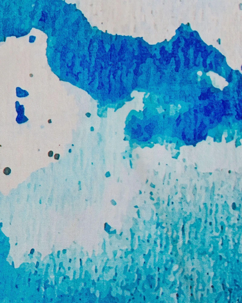 Beliani Kilimas BOZAT mėlynas 80 x 150 cm