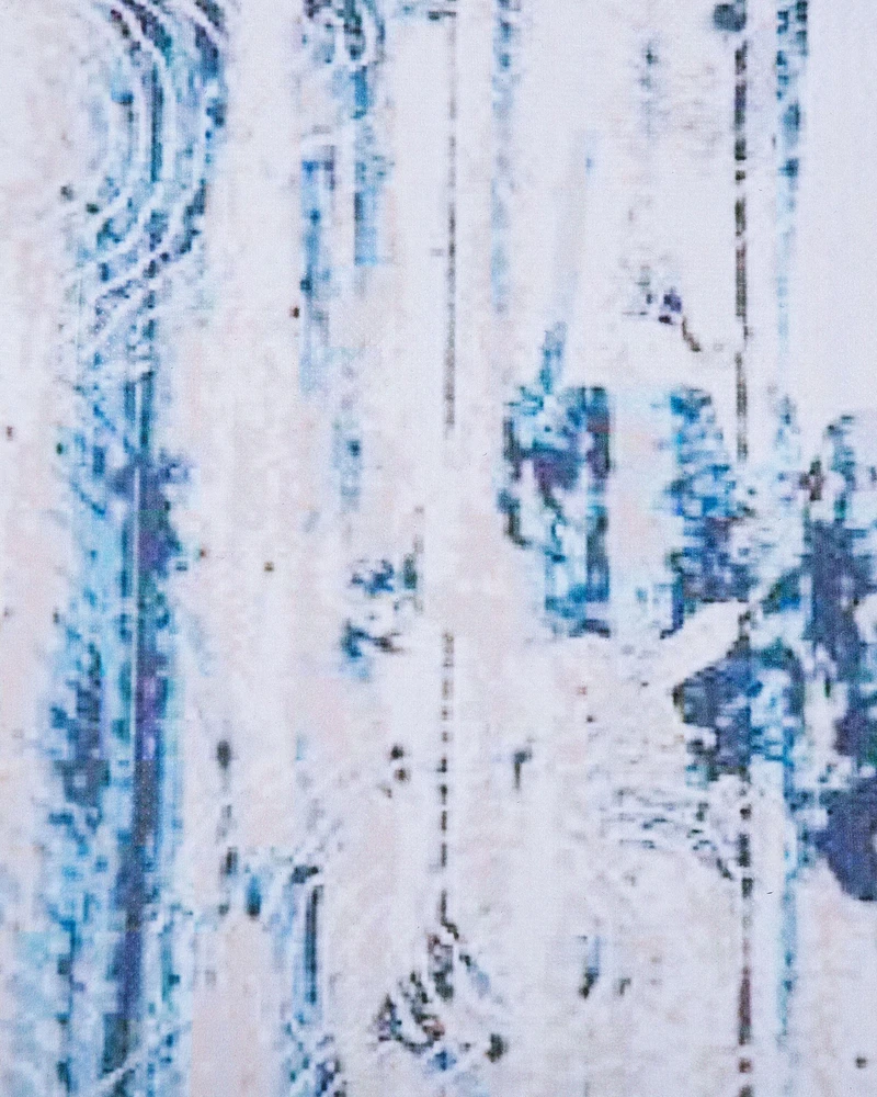 Beliani Kilimas BURDUR mėlynas 140 x 200 cm