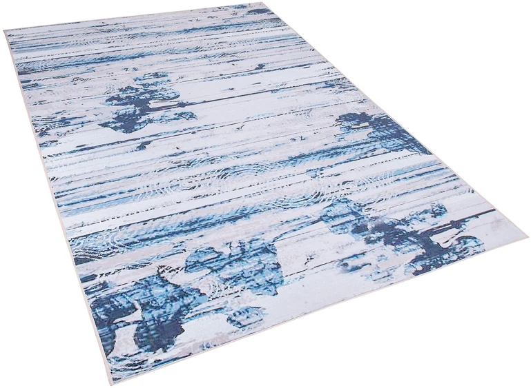 Beliani Kilimas BURDUR mėlynas 160 x 230 cm