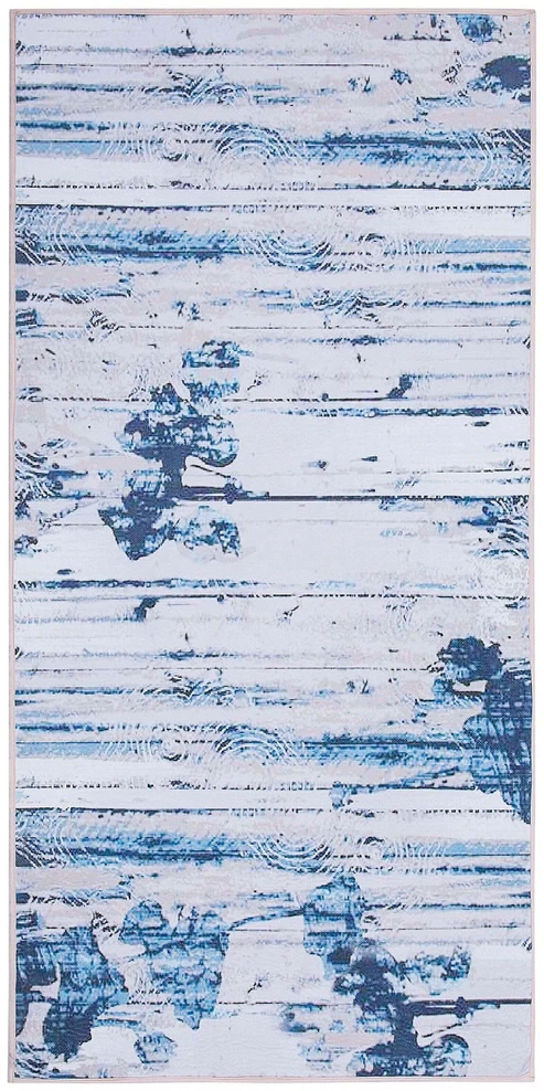 Beliani Kilimas BURDUR mėlynas 80 x 150 cm