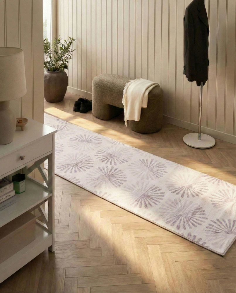 Beliani Kilimas CATAK, kreminė balta, 80 x 300 cm
