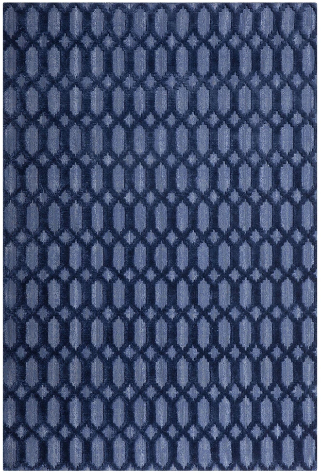 Beliani Kilimas CIZRE tamsiai mėlynas 140 x 200 cm viskozė