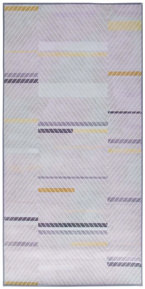 Beliani Kilimas ERGENLI pilkas 80 x 150 cm