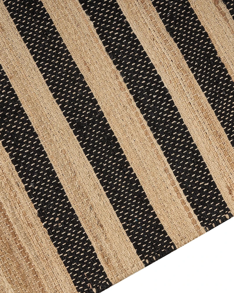 Beliani Kilimas ERICEK smėlio spalvos 160 x 230 cm džiutas