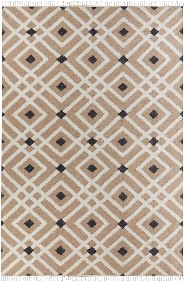 Beliani Kilimas ESENCIK smėlio spalvos 200 x 300 cm džiutas