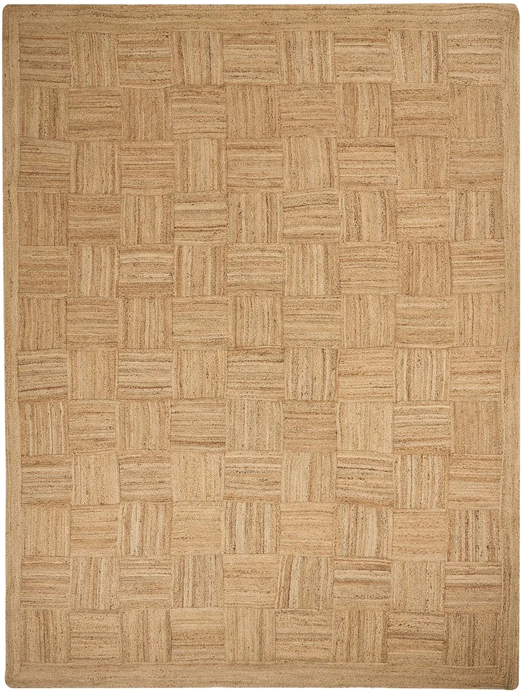 Beliani Kilimas ESENTEPE smėlio spalvos 300 x 400 cm džiutas