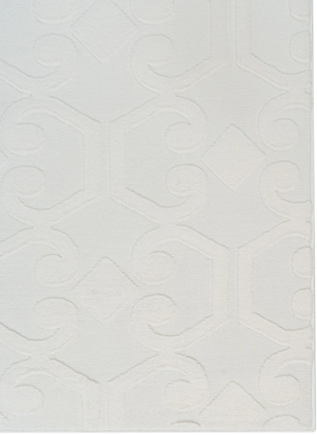 Beliani Kilimas GANNETT, balta su atspalviu, 160 x 230 cm