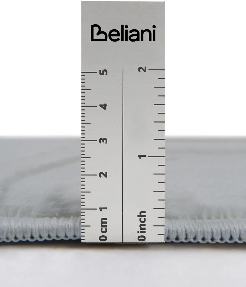 Beliani Kilimas GANNETT šviesiai pilkas 160 x 230 cm