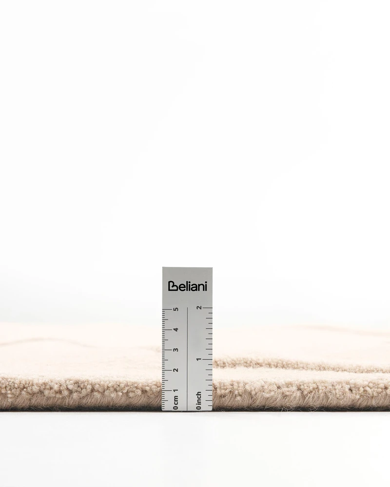 Beliani Kilimas GAYA smėlio spalvos 160 x 230 cm vilnonis