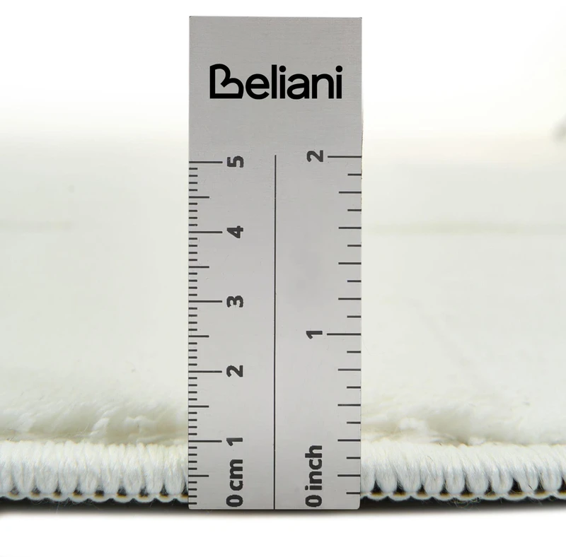 Beliani Kilimas GINGERA laužyta balta 80 x 300 cm