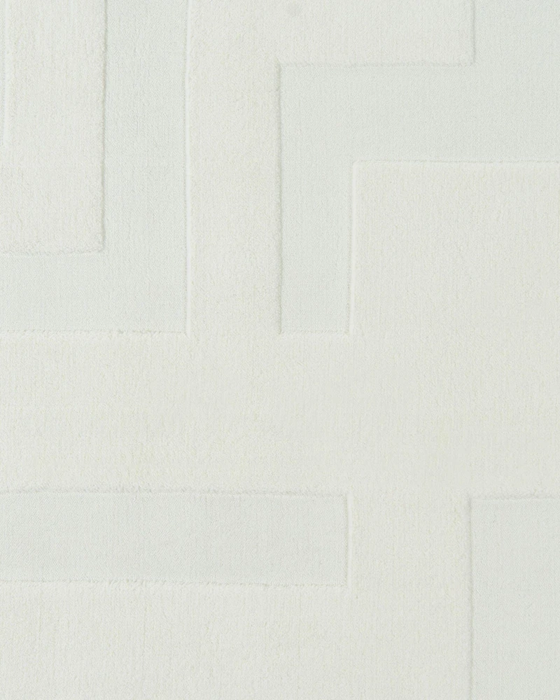 Beliani Kilimas GINGERA laužyta balta 80 x 300 cm