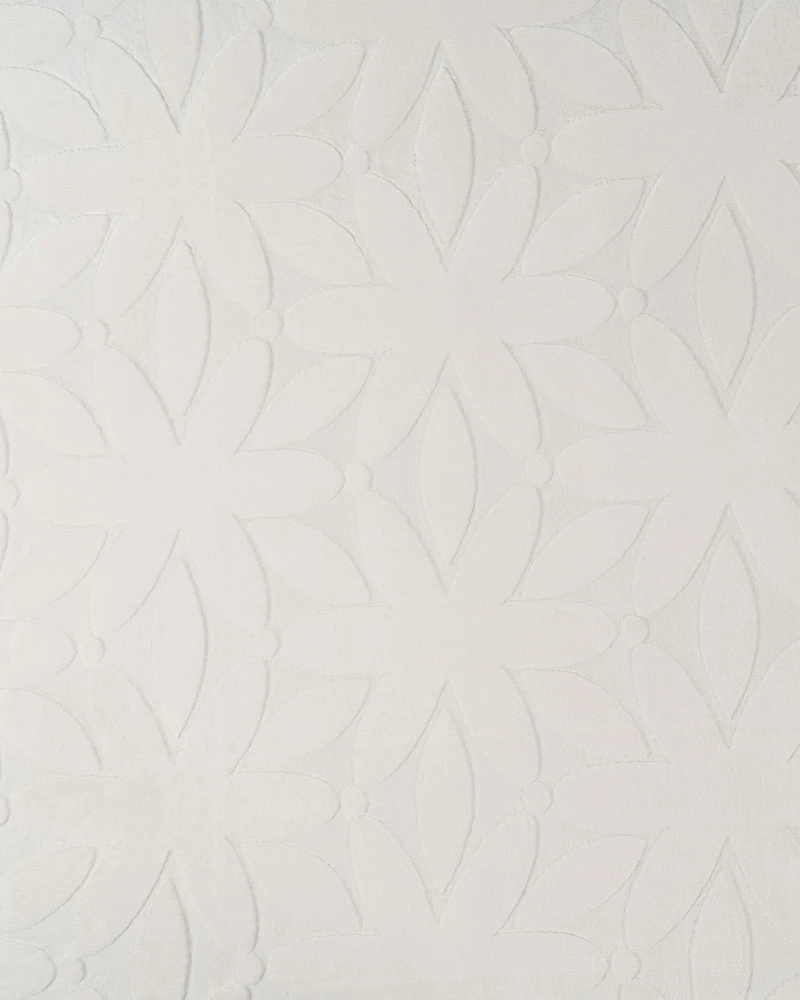 Beliani Kilimas HOOD balkšvas 80 x 300 cm