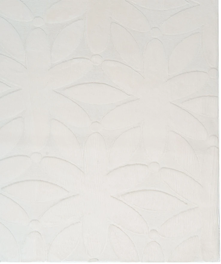 Beliani Kilimas HOOD balkšvas 80 x 300 cm