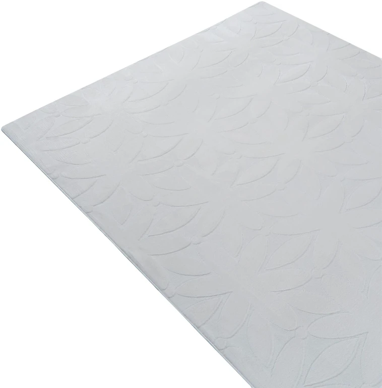 Beliani Kilimas HOOD šviesiai pilkas, 160 × 230 cm