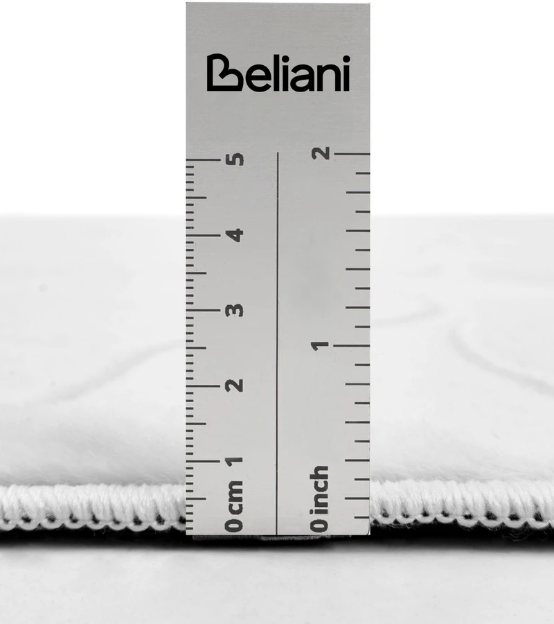 Beliani Kilimas HOOD šviesiai pilkas, 160 × 230 cm