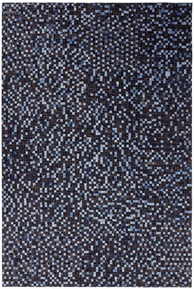 Beliani Kilimas IKISU tamsiai rudas, 140 x 200 cm, natūrali oda