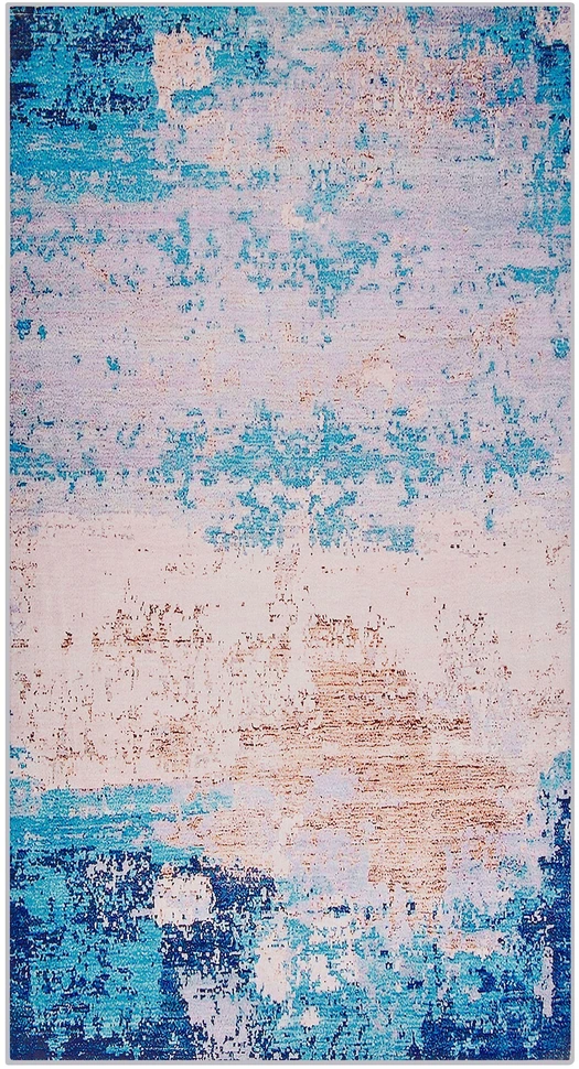 Beliani Kilimas INEGOL mėlynos spalvos 80 x 150 cm