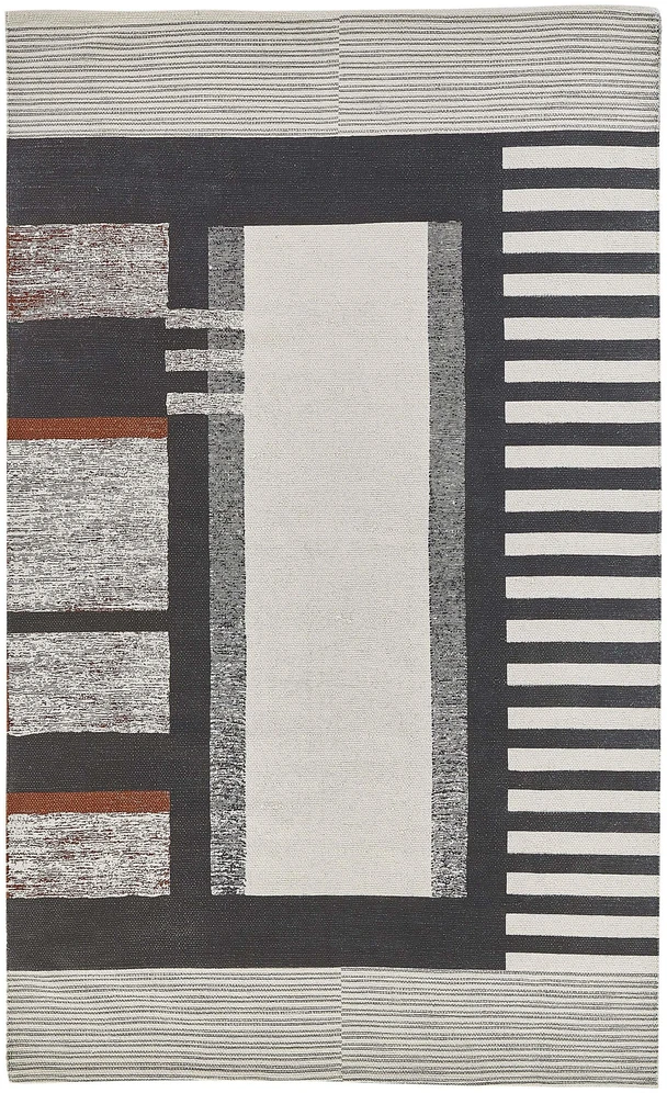 Beliani Kilimas KAKINADA spalvotas 140 x 200 cm medvilninis