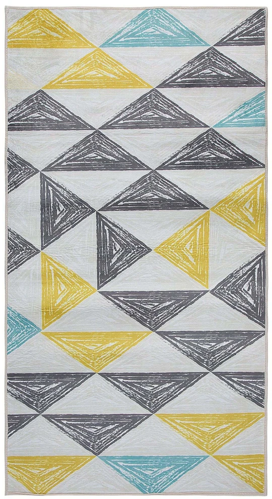 Beliani Kilimas KALEN pilkas 80 x 150 cm