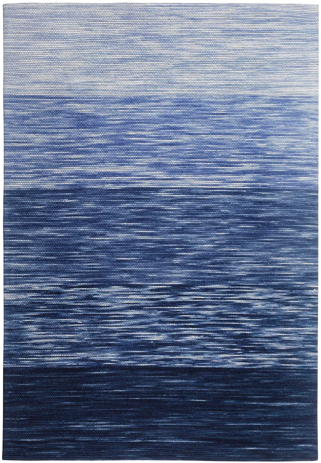 Beliani Kilimas KAPAKLI mėlynas 140 x 200 cm vilna