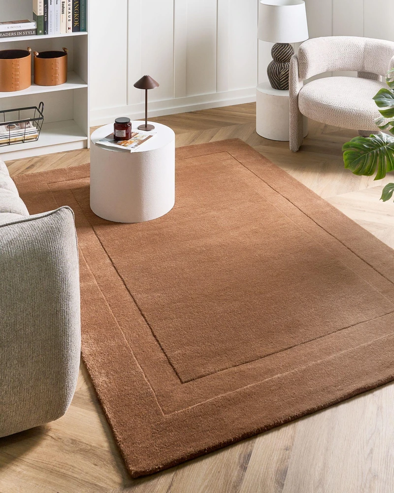 Beliani Kilimas KARGIL rudas 160 x 230 cm vilnonis
