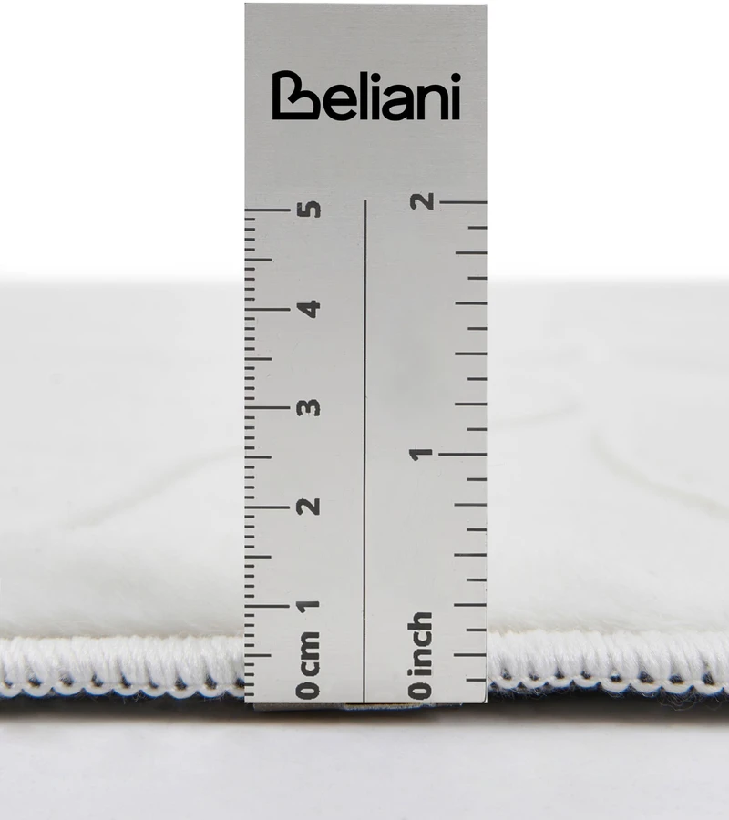 Beliani Kilimas KAWI kreminės baltos spalvos 160 x 230 cm