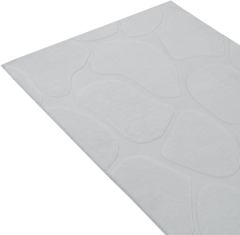 Beliani Kilimas KAWI, šviesiai pilkas, 80 x 300 cm