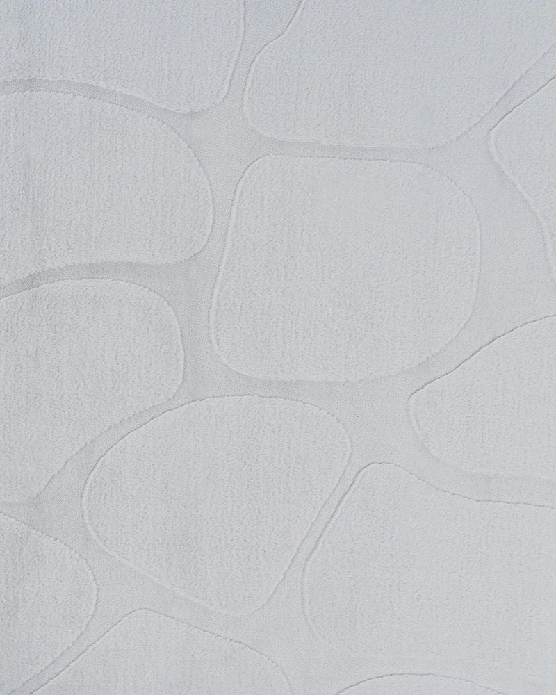 Beliani Kilimas KAWI, šviesiai pilkas, 80 x 300 cm
