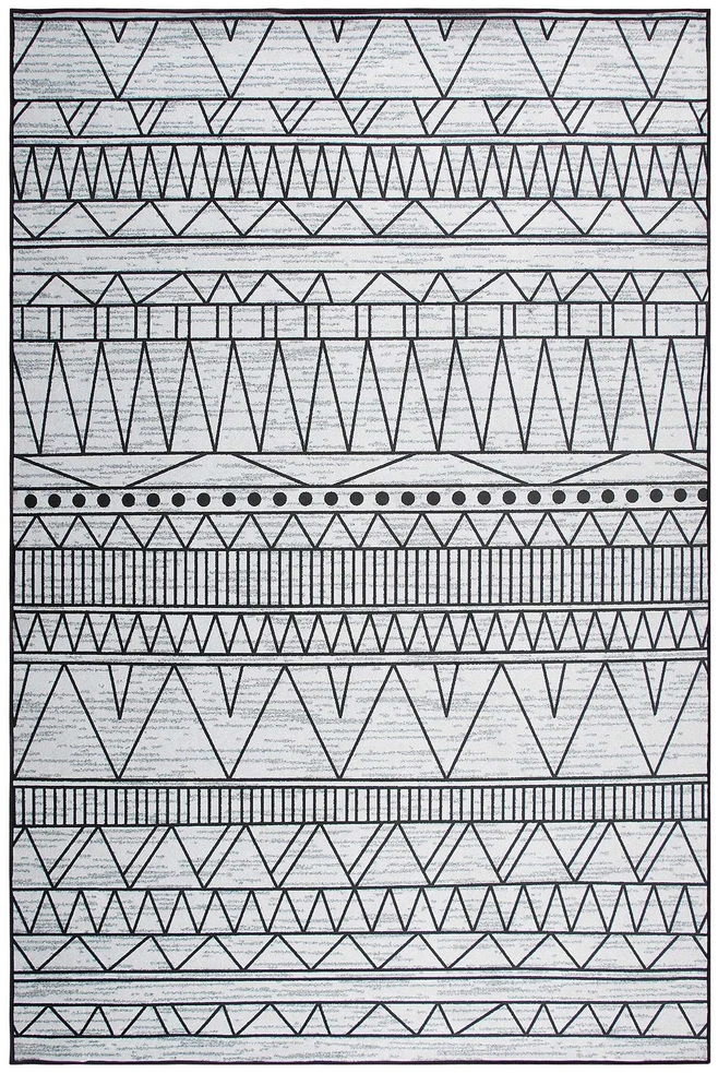Beliani Kilimas KEBAN juodas 140 x 200 cm