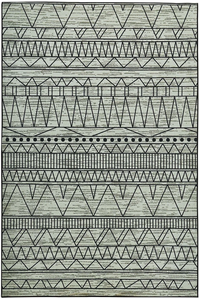 Beliani Kilimas KEBAN juodas 160 x 230 cm