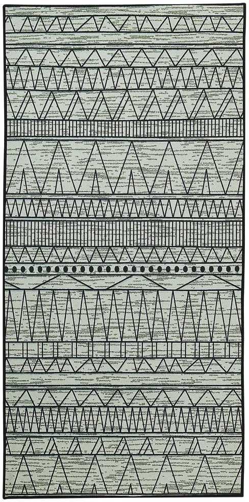 Beliani Kilimas KEBAN juodas 80 x 150 cm