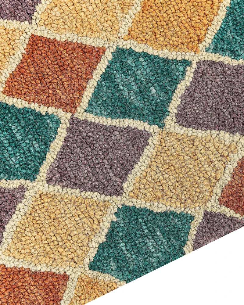 Beliani Kilimas KESKIN spalvotas 160 x 230 cm vilnonis