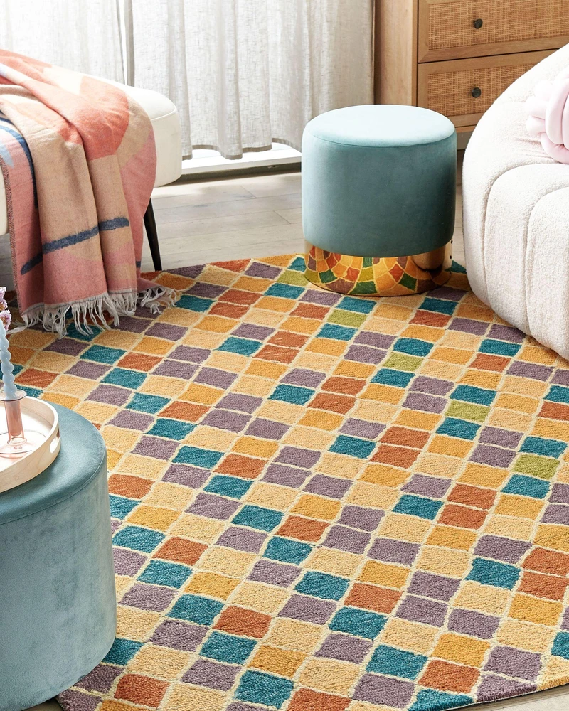 Beliani Kilimas KESKIN spalvotas 160 x 230 cm vilnonis