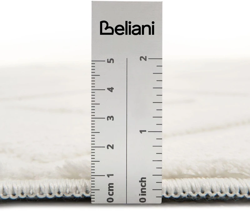 Beliani Kilimas KEVIREL laužyta balta 160 x 230 cm