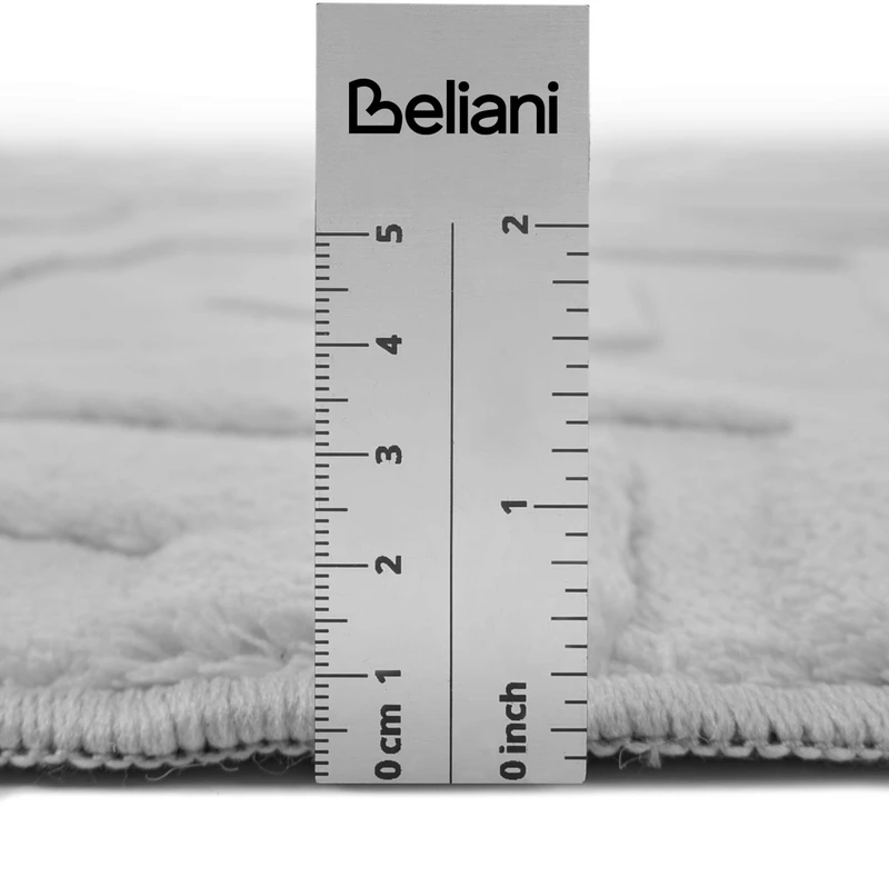 Beliani Kilimas KEVIREL, pilkas, Ø 160 cm