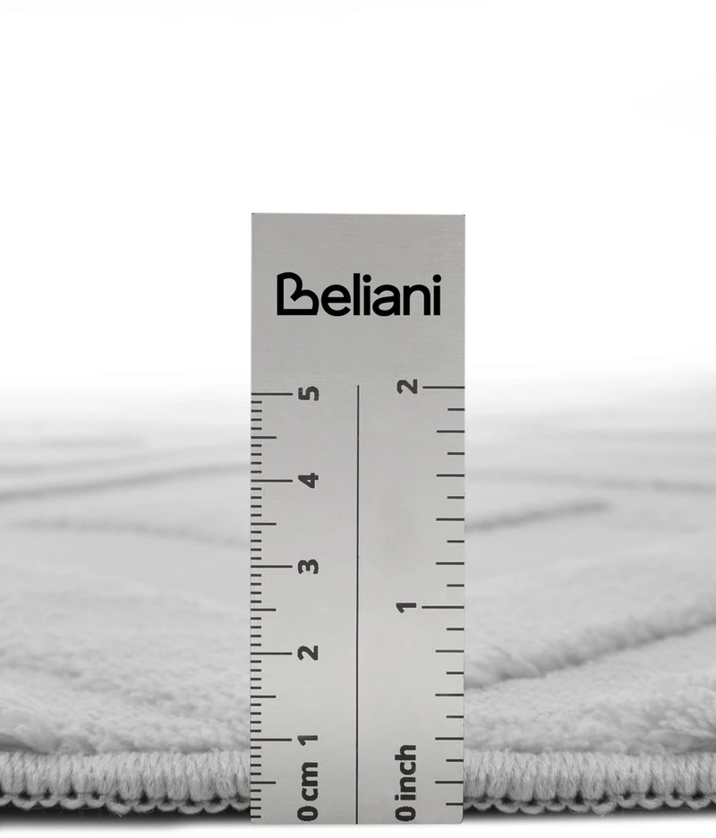 Beliani Kilimas KEVIREL pilkas 160 x 160 cm