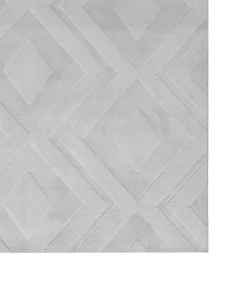 Beliani Kilimas KEVIREL, pilkas, 160 x 230 cm