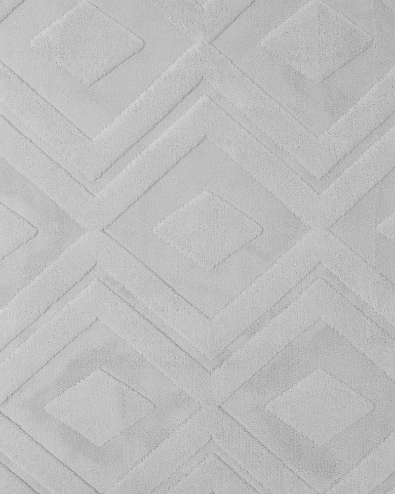 Beliani Kilimas KEVIREL, pilkas, 160 x 230 cm