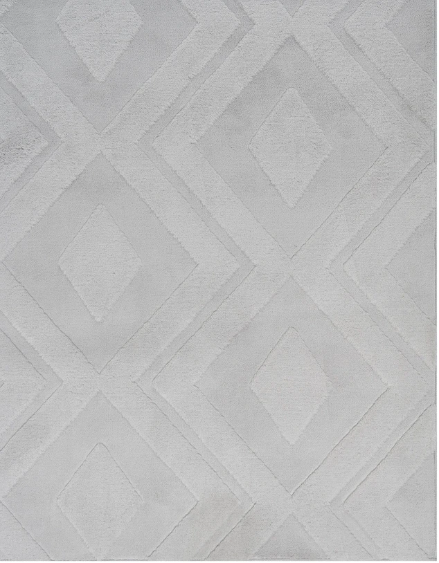 Beliani Kilimas KEVIREL pilkas, 80 x 300 cm
