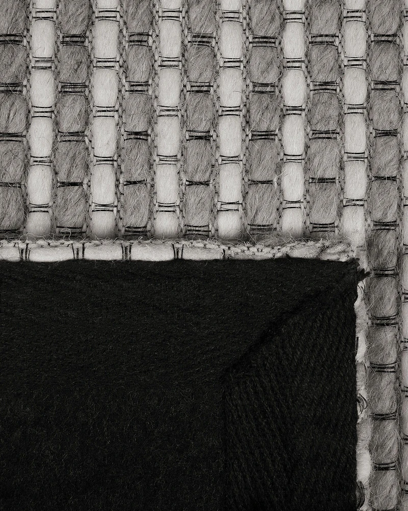 Beliani Kilimas KILIS Pilkas 160 x 230 cm Vilnonis