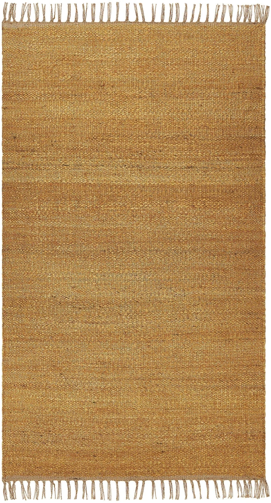 Beliani Kilimas LUNIA Garstyčių spalvos 80 x 150 cm Džiutas