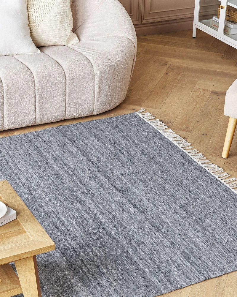 Beliani Kilimas MALHIA pilkas 160 x 230 cm