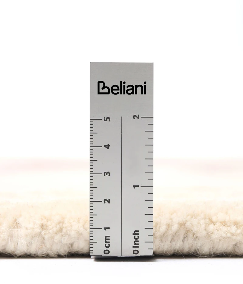 Beliani Kilimas MANALI smėlio spalvos ø 140 cm vilna