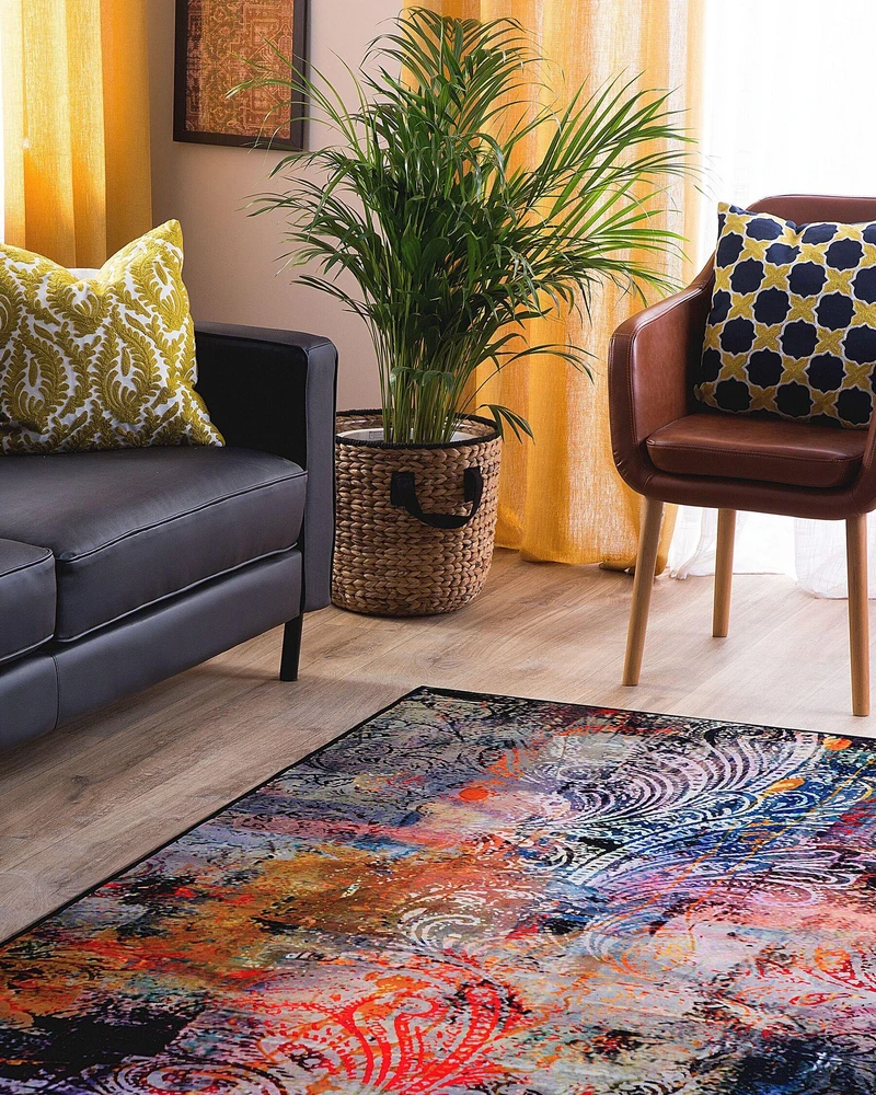 Beliani Kilimas MARDIN spalvotas 140 x 200 cm