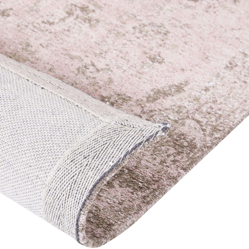 Beliani Kilimas MATARIM rožinis 80 x 150 cm medvilninis