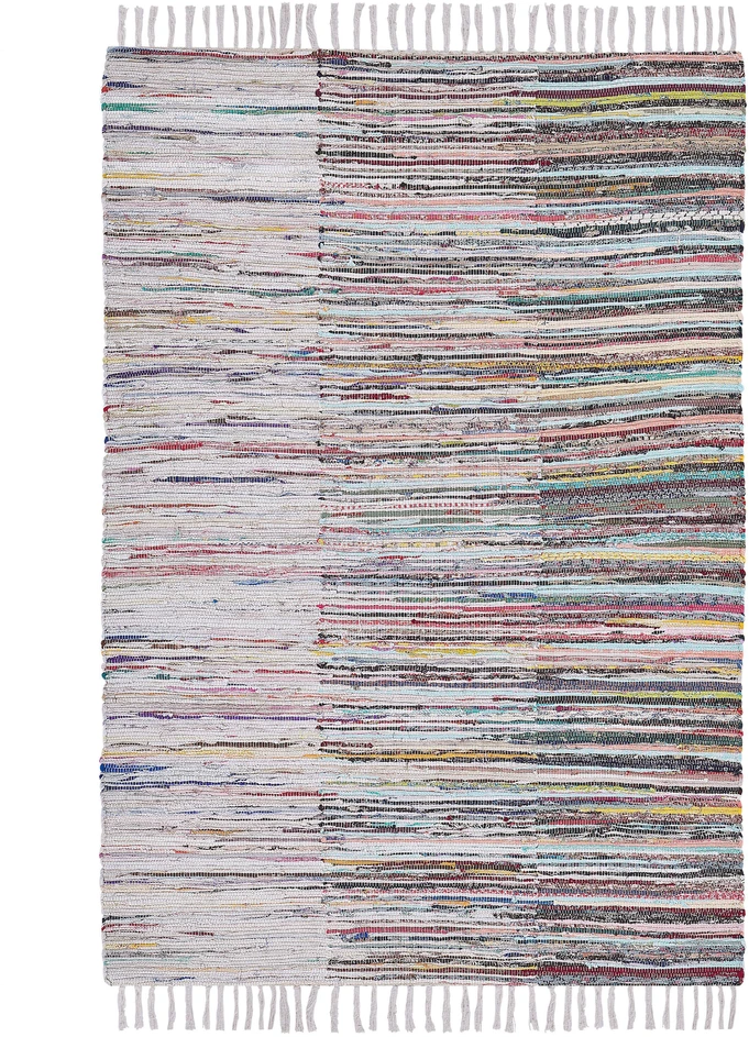 Beliani Kilimas MERSIN spalvotas 140 x 200 cm medvilninis