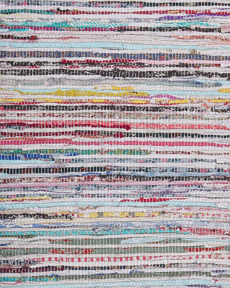 Beliani Kilimas MERSIN spalvotas 140 x 200 cm medvilninis